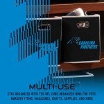 Franklin Sports NFL Carolina Panthers Collapsible Storage Bin NFL Folding Cube Storage Container Fits Bin Organizers Fabric NFL Team Storage Cubes One Size