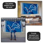 WinCraft Detroit Lions New Logo Flag