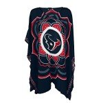 Littlearth Houston Texans NFL Sheer Caftan with Flower Design