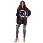 Littlearth Houston Texans NFL Sheer Caftan with Flower Design