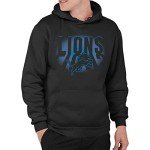 Junk Food Clothing x NFL - Detroit Lions - Team Spotlight - Unisex Adult Pullover Fleece Hoodie for Men and Women - Size Large