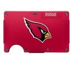 The Ridge NFL Wallet - Arizona Cardinals - Slim Wallet, Card Holder, Carry up to 12 Cards RFID Safe, Blocks Chip Readers, Minimalist Wallet With Cash Strap & Extra Money Clip