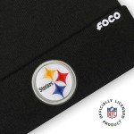 FOCO Men's Pittsburgh Steelers NFL Logo Basic Beanie Hat, Team Color