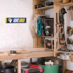 Rico Industries NFL Football Los Angeles Rams Metal Street Sign 4" x 15" Home Décor - Bedroom - Office - Man Cave