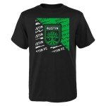 Outerstuff Austin FC Kids Size 4-7 Divide Team Wordmark Logo T-Shirt (Black, Kids Large-7)