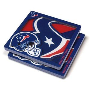 YouTheFan NFL Houston Texans 3D Logo Series Coasters