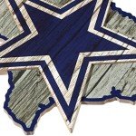 FOCO Dallas Cowboys NFL Wood State Sign