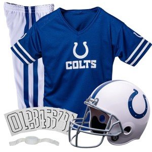 Franklin Sports Indianapolis Colts Kids NFL Uniform Set - Youth NFL Team Jersey, Helmet, Pants + Apparel Costume - Official Gear -Youth Medium