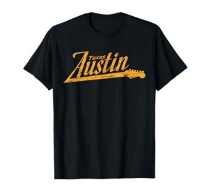 Austin Texas Guitar Neck T-Shirt