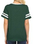 Women's Summer Shirts Tops Women Casual Short Sleeve T-Shirts (L, Green)