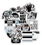 45 PCS Las Vegas Stickers Decal for Raiders Sticker Football Stickers for Water Bottle, Laptop, Bicycle, Computer, Motorcycle, Travel Case, Car Decal Decoration Sticker 2-2.5 inches