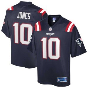 NFL PRO LINE Men's Mac Jones Navy New England Patriots Replica Jersey