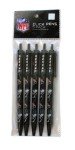 NFL Houston Texans Disposable Black Ink Click Pens, 5-Pack