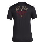 adidas Women's Size FC Short Sleeve Pre-Game T-Shirt, Black/Atlanta United, XX-Large Tall
