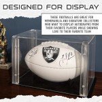 Franklin Sports NFL Las Vegas Raiders Autograph Football - Official Size White Panel Souvenir Football for Autographs + Signatures - NFL Team Fan Shop Memorabilia Ball for Display