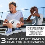 Franklin Sports NFL Las Vegas Raiders Autograph Football - Official Size White Panel Souvenir Football for Autographs + Signatures - NFL Team Fan Shop Memorabilia Ball for Display