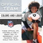 Franklin Sports NFL Las Vegas Raiders Autograph Football - Official Size White Panel Souvenir Football for Autographs + Signatures - NFL Team Fan Shop Memorabilia Ball for Display