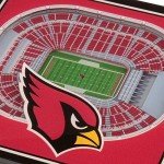 YouTheFan NFL Arizona Cardinals 3D StadiumView Coasters - State Farm Stadium
