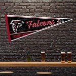 Rico Industries NFL Football Atlanta Falcons Classic 12" x 30" Felt Wall Décor Pennant - Great for Home/Bed Room/Man Cave Décor