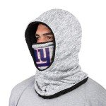FOCO New York Giants NFL Heather Grey Big Logo Hooded Gaiter
