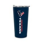 Rico Industries NFL Football Houston Texans 18oz Soft Touch, Easy Grip Tumbler