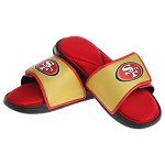 FOCO San Francisco 49ers NFL Mens Foam Sport Slide - L