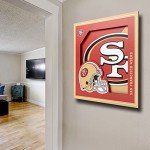 YouTheFan NFL San Francisco 49ers 3D Logo Series Wall Art - 12x12