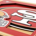 YouTheFan NFL San Francisco 49ers 3D Logo Series Wall Art - 12x12