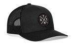 HAKA Austin Hat – ATX Trucker Hat for Men & Women, Adjustable Baseball Cap, Mesh Snapback, Outdoor Golf Hat - Black