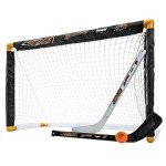 Franklin Sports NHL Anaheim Ducks Mini Hockey Set - Kids Indoor Knee Hockey Goal, Ball, + 2 Mini Hockey Stick Combo Set - Youth NHL Team Indoor Toy Knee Hockey Sets - NHL Official - Ages 3+