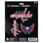 FANMATS NHL - Washington Capitals 3 Piece Decal Set, Red