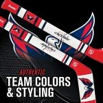 Franklin Sports Washington Capitals NHL Mini Soft Hockey Stick Set - NHL Team Soft Foam Mini Hockey Stick and Ball Set - Great Toy for Kids
