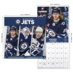 2025 NHL Winnipeg Jets Wall Calendar (Bilingual French) (English and French Edition)