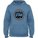 Bulletin Utah Hockey Club NHL Express Twill Logo Hoodie - Light Blue - Large