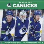 2025 NHL Vancouver Canucks Wall Calendar (Bilingual French) (English and French Edition)