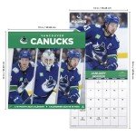 2025 NHL Vancouver Canucks Wall Calendar (Bilingual French) (English and French Edition)