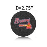 UMLYOP Braves Car Cup Holder Coasters for Baseball Fans,Atlanta Braves Car Coasters for Car Cup Holder,Baseball Stuffs Braves Car Cup Holder Insert,Souvenir/Gifts for Baseball Fans,Car Cup Mat,2.75''