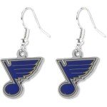 aminco NHL St. Louis Blues Logo Dangler Earrings, Size 2.5