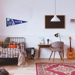 Rico Industries NHL Hockey Toronto Maple Leafs Primary 12" x 30" Felt Wall Décor Pennant - Great for Home/Bed Room/Man Cave Décor