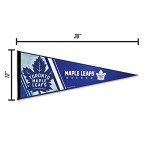 Rico Industries NHL Hockey Toronto Maple Leafs Primary 12" x 30" Felt Wall Décor Pennant - Great for Home/Bed Room/Man Cave Décor