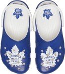 Crocs Unisex-Adult NHL Classic Clogs, Toronto Maple Leafs, 11 Men/13 Women