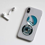 30 PCS San Jose American Sharks Hockey Stickers for Water Bottle, Laptop, Bicycle, Computer, Motorcycle, Travel Case, Car Decal Decoration Sticker