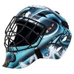 Franklin Sports Seattle Kraken NHL Hockey Goalie Face Mask - Goalie Mask for Kids Street Hockey - Youth NHL Team Masks for Kids