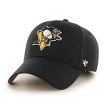 47 Brand NHL Pittsburgh Penguins MVP H-MVP15WBV-BKB, Unisex, Black