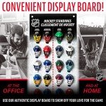 Franklin Sports NHL Goalie Mask Tracker - Micro Mask Tracking - all 32 teams available - Seattle Kraken