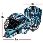 Franklin Sports Seattle Kraken NHL Hockey Goalie Face Mask - Goalie Mask for Kids Street Hockey - Youth NHL Team Masks for Kids