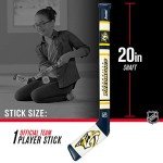 Franklin Sports Nashville Predators NHL Mini Soft Hockey Stick Set - NHL Team Soft Foam Mini Hockey Stick and Ball Set - Great Toy for Kids