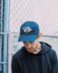 AMERICAN NEEDLE Nashville Predators Unisex Blue Line NHL National Hockey League Team Baseball Hat Adjustable Buckle Strap Dad Cap (40742A-NAP-NAVY)