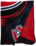 Northwest NHL Montreal Canadiens Unisex-Adult Micro Raschel Throw Blanket, 46" x 60", Ice Dash