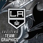 Franklin Sports NHL Los Angeles Kings Mini Hockey Goalie Mask with Case - Collectible Goalie Mask with Official NHL Logos and Colors,white